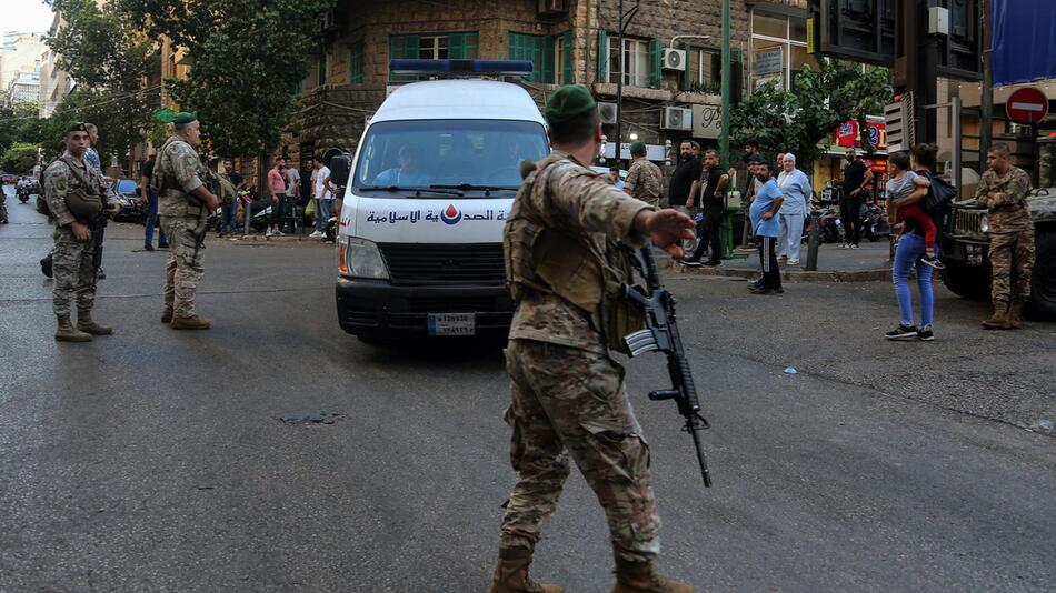 Nahostkonflikt - Hunderte Verletzte nach Explosion im Libanon