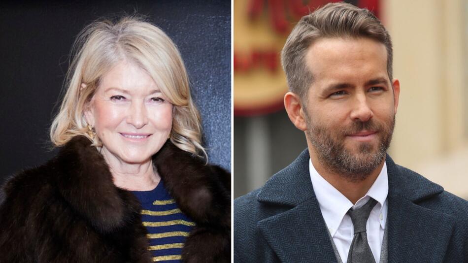 Martha Stewart kennt Ryan Reynolds privat, da sie Nachbarn sind.