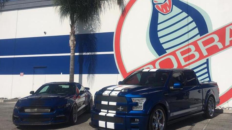 Shelby Mustang und Ford F-150 Super Snake