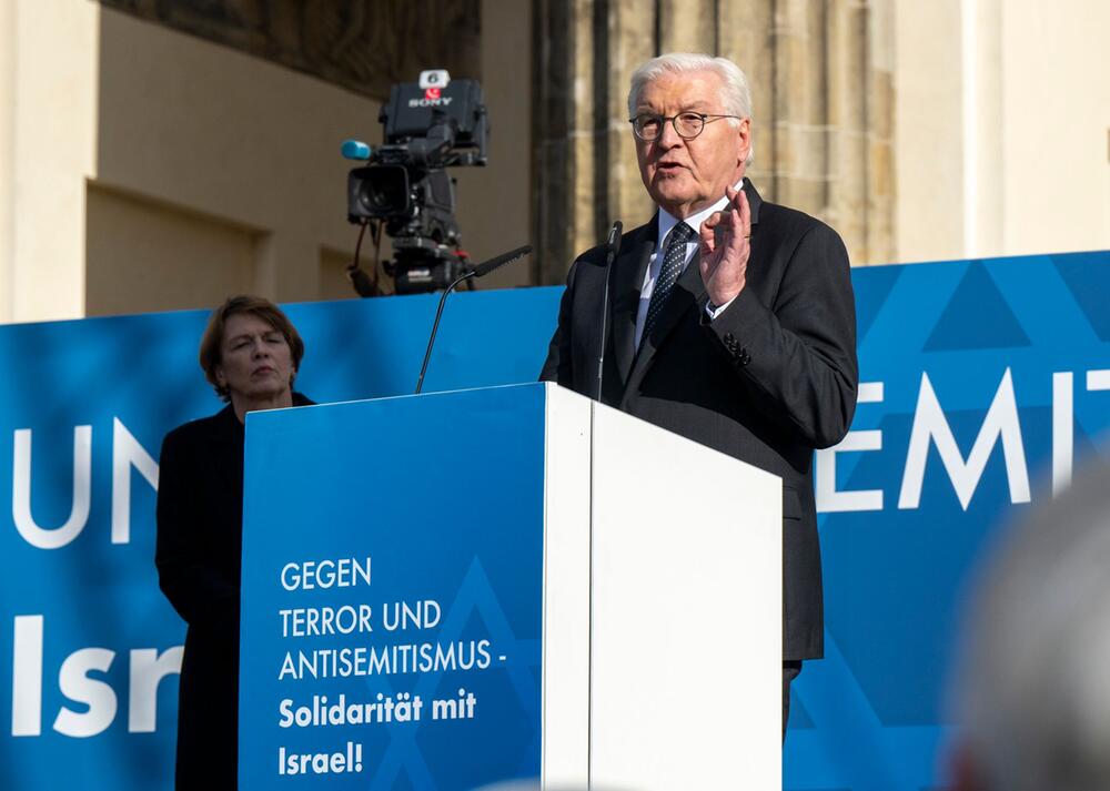 Nahostkonflikt - Demonstration gegen Antisemitismus in Berlin