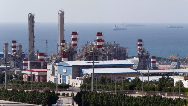 Iranische Anlagen am Gasfeld South Pars