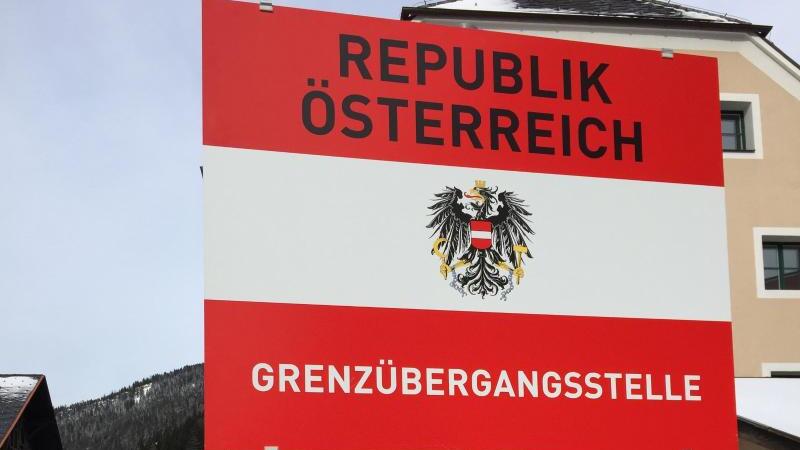 Italienisch-österreichische Grenze am Brenner