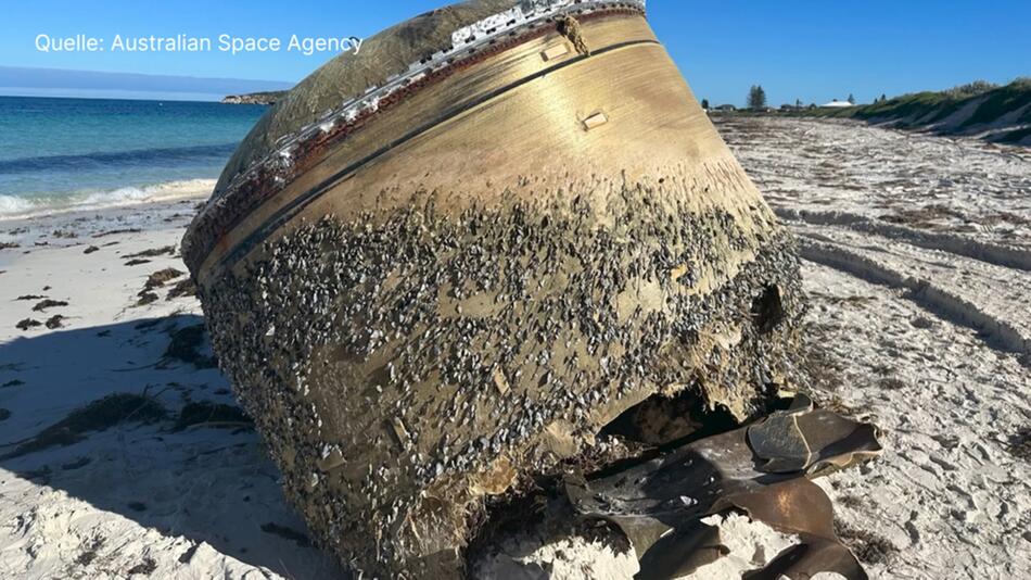 Rätselhaftes Objekt am Strand von Green Head in Australien