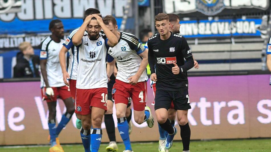 Der HSV verliert gegen den VfL Osnabrück.