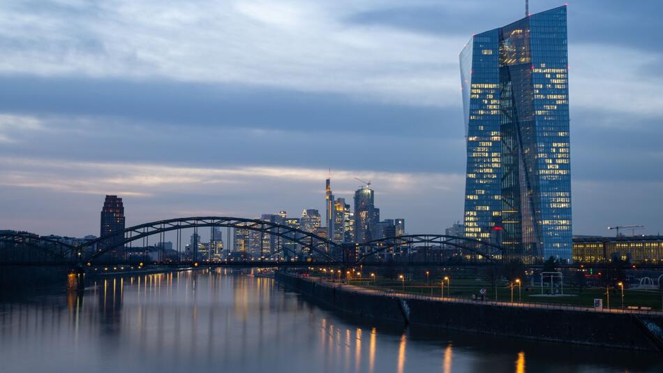 Europäische Zentralbank in Frankfurt