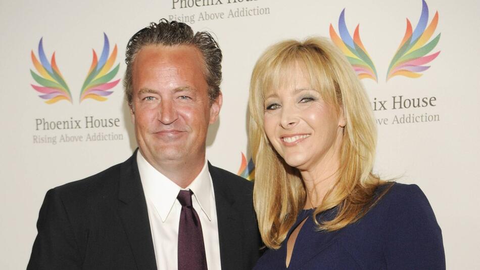 Waren gute Freunde: Matthew Perry und Lisa Kudrow.