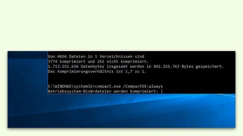 Windows 10 komprimieren