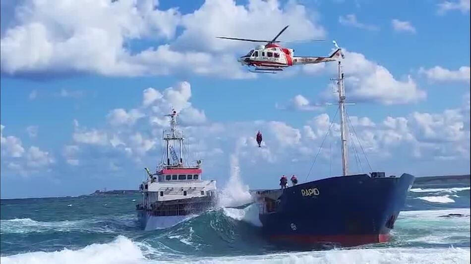 Frachter vor türkischer Küste auf Grund gelaufen - Besatzung gerettet