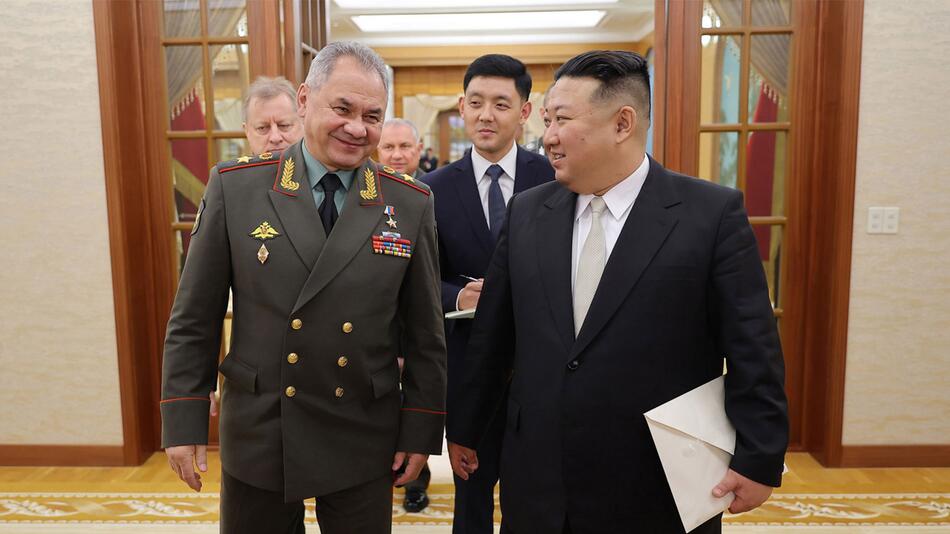 Russlands Verteidigungsminister Schoigu in Nordkorea
