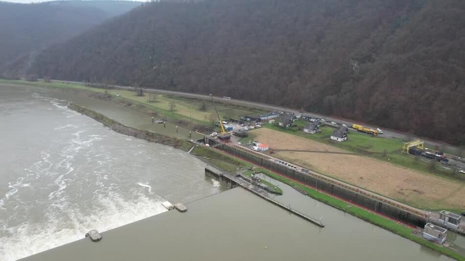 Nach Schiffsunglück auf der Mosel: Notschlesung für festliegende Schiffe geplant