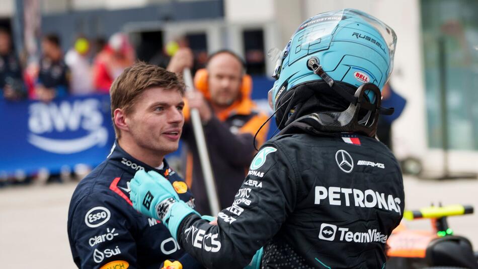 Max Verstappen und George Russell