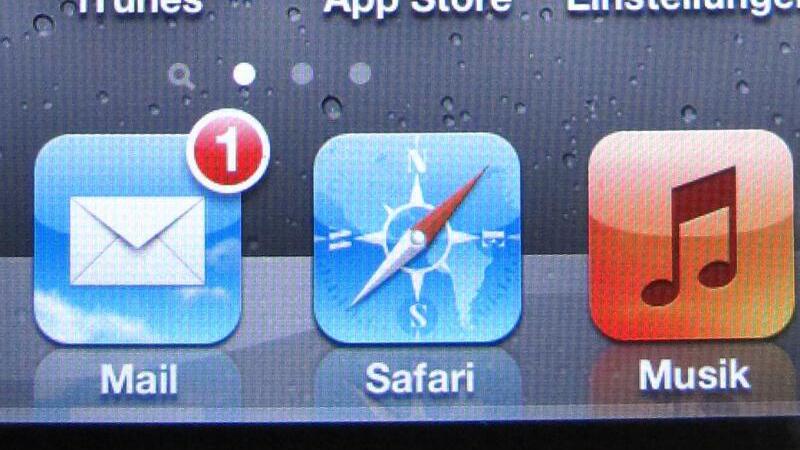 Safari auf einem iPhone