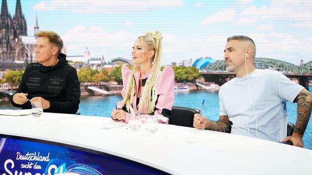 Die DSDS-Juroren Dieter Bohlen, Isi Glück und Bushido