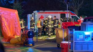 Einsatztkräfte sind im hessichen Runkel im Einsatz.