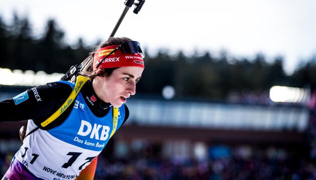 Vanessa Voigt nahm sich im vergangenen Sommer eine Biathlon-Pause