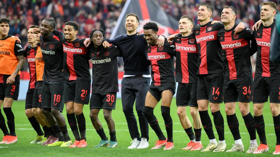 Bayer Leverkusen jubelt