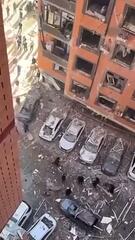 Wohnhaus explodiert in der Republik Dagestan