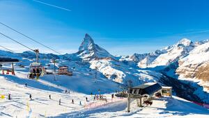 Zermatt in der Schweiz am Matterhorn.