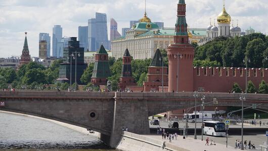 Moskau: Kreml und Moskwa City