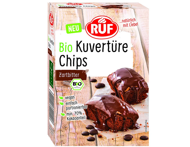 Bio Kuvertüre Chips von RUF