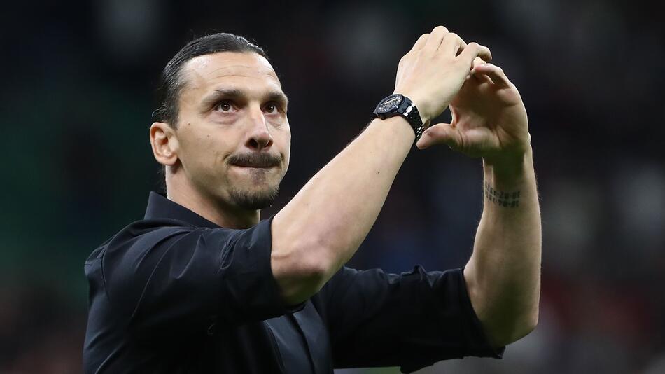 Zlatan Ibrahimovic dankt den Fans in Mailand