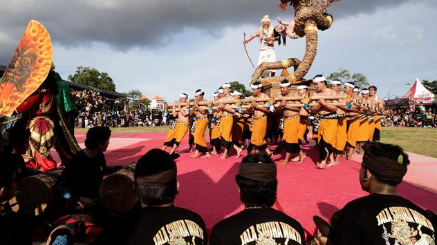 Neujahrsfest der Hindus in Indonesien