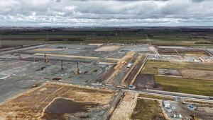 Baustelle Batteriehersteller Northvolt in Heide