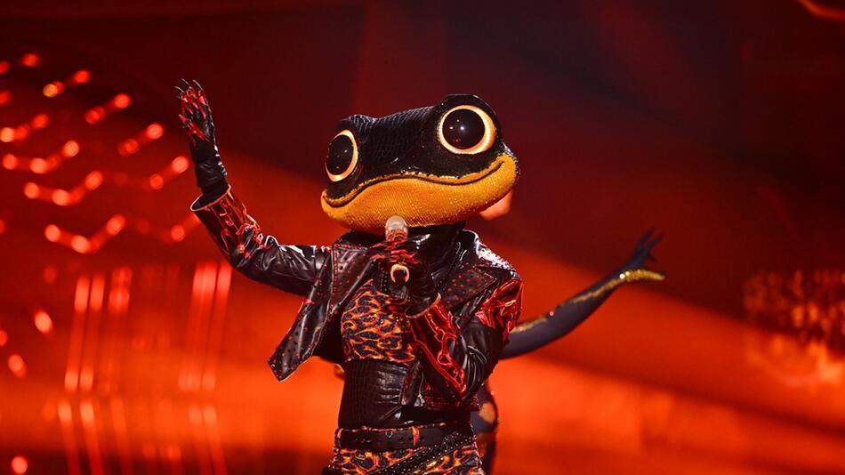 Das Halbfinale von "The Masked Singer" war die Endstation für den Feuersalamander.