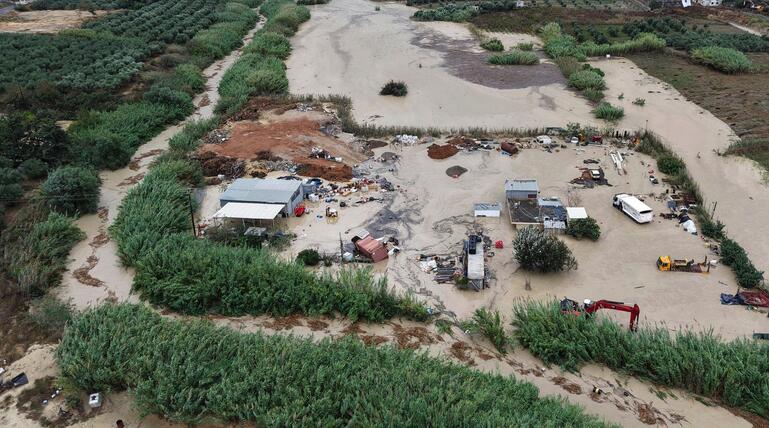 Unwetter auf Kreta