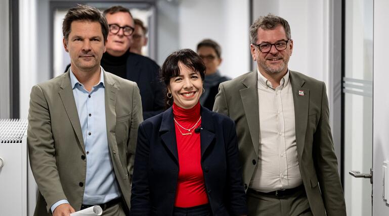 Pressekonferenz zu Sondierungsgesprächen Berlin