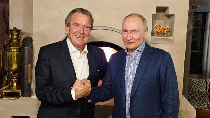 Massive Kritik an Schröders Putin-Besuch