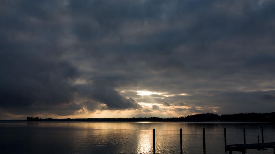 Sonnenuntergang am Großen Plöner See