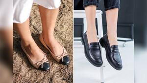 Ballerinas und Loafer sind nur zwei der derzeitigen Schuhtrends.
