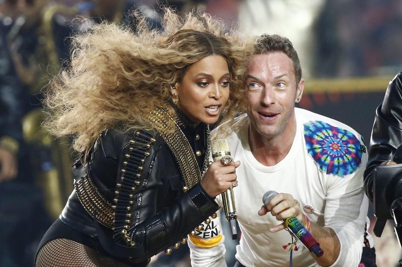 Super Bowl - Beyoncé und Chris Martin