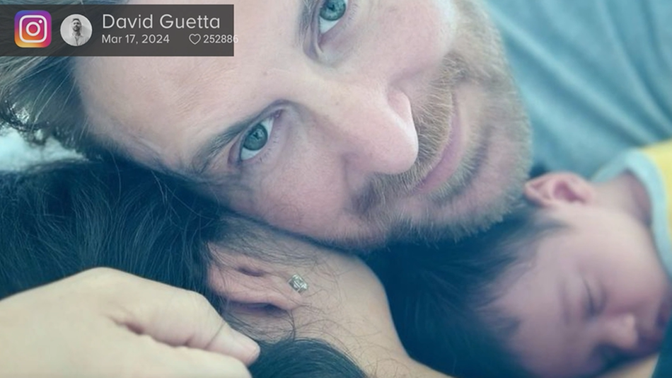 Babynews bei David Guetta