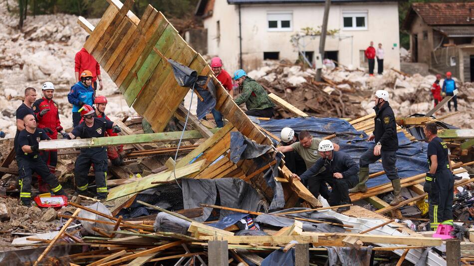 Vermisste nach Überschwemmungen in Bosnien-Herzegowina