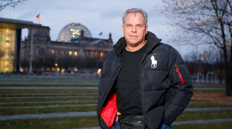 Ex-Personenschützer Rainer Schanz in Berlin