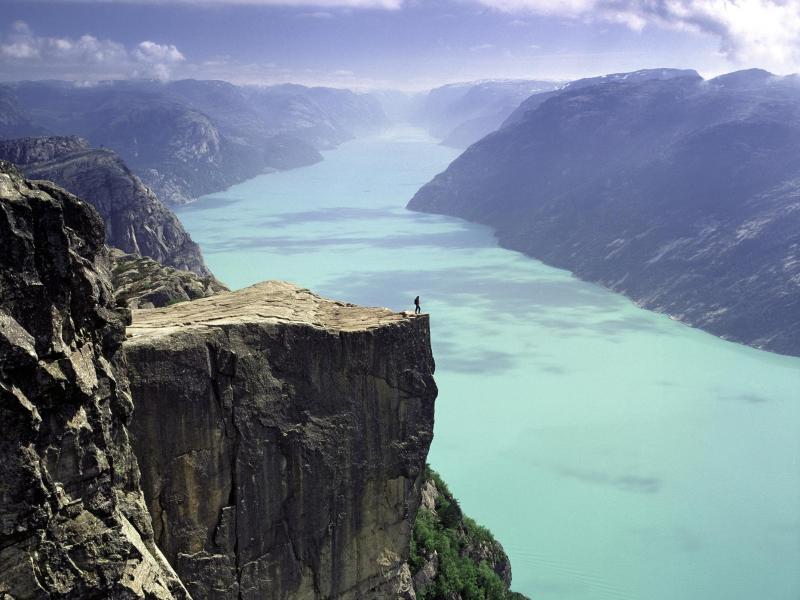 Preikestolen in Norwegen