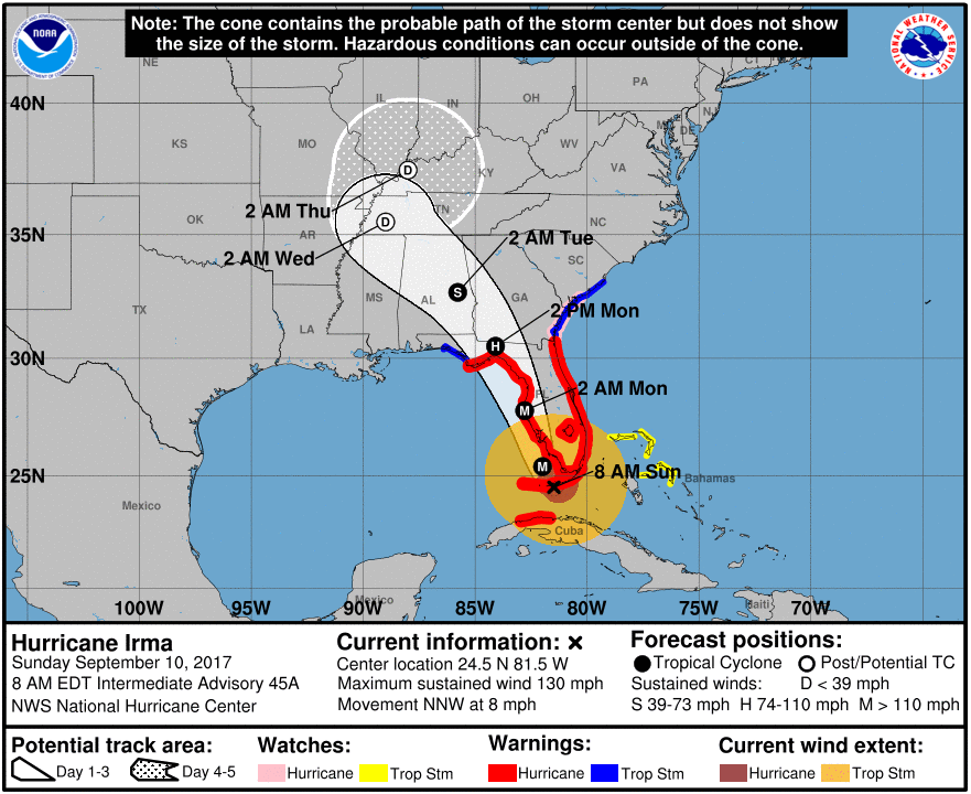 Hurrika, Irma, Hurrikan Irma, Alabama, Florida