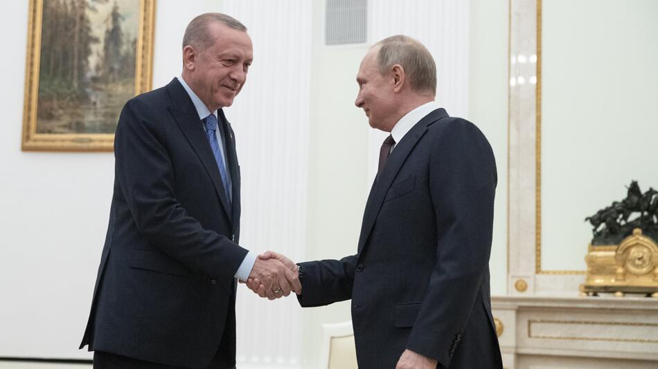 Türkischer Präsident Erdogan zu Besuch in Moskau