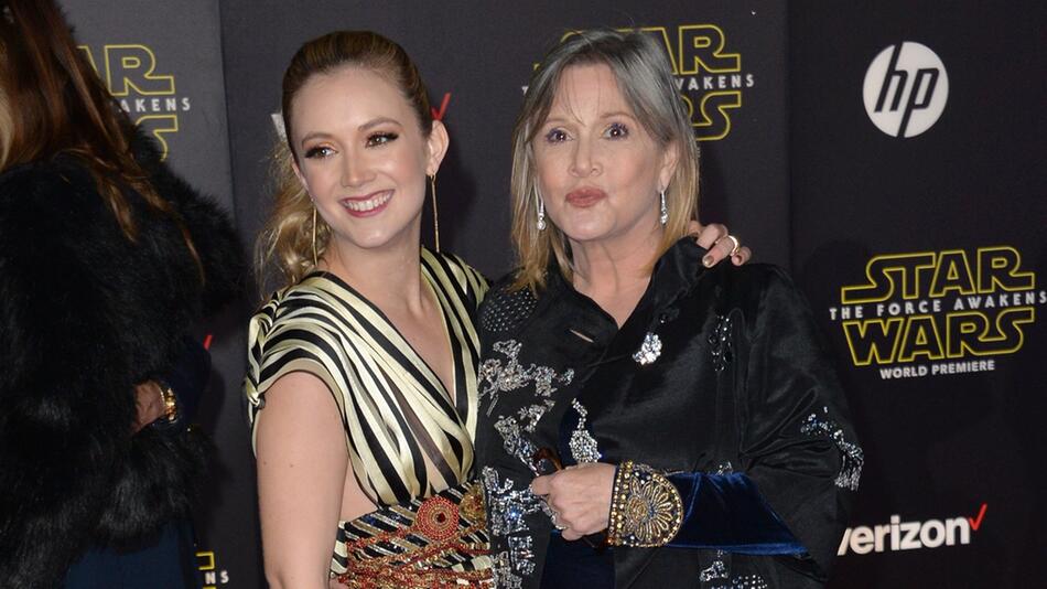 Carrie Fisher mit ihrer Tochter Billie Lourd ein Jahr bevor sie starb.