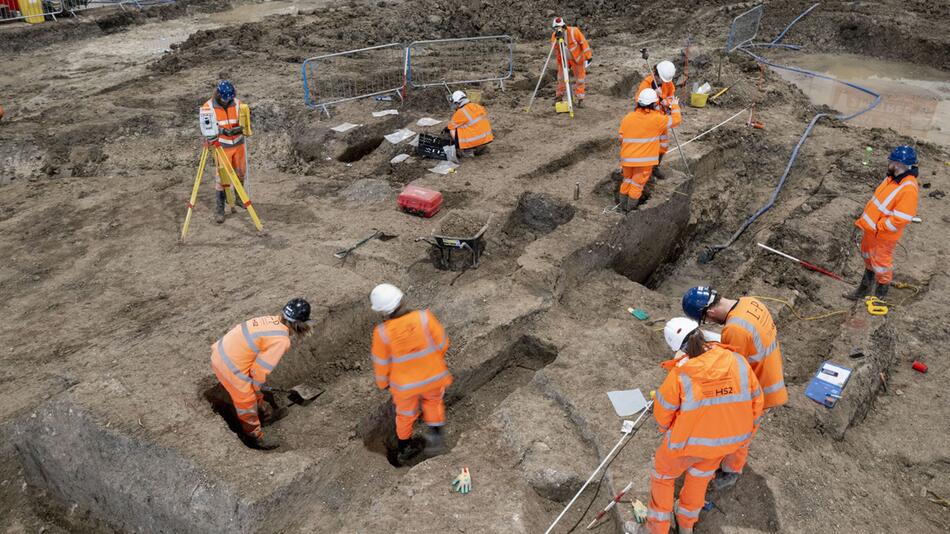 Römische Büsten bei Ausgrabungen in England gefunden