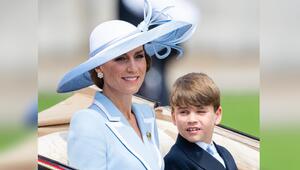 Prinzessin Kate und ihr jüngster Sohn, Prinz Louis, bei der "Trooping the Colour"-Parade.