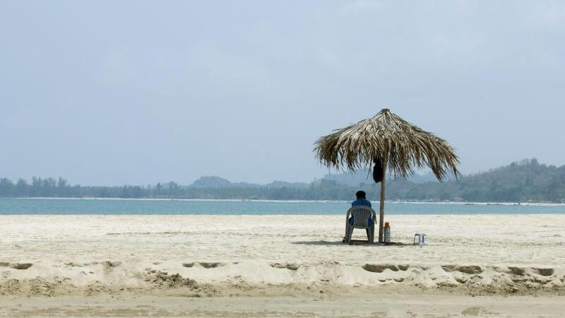 Ngapali Strand in Myanmar