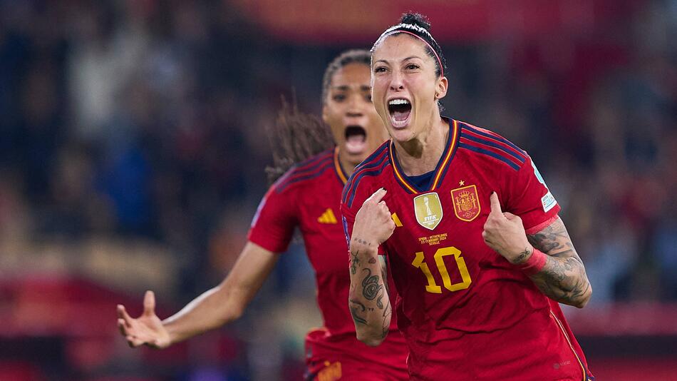 Jennifer Hermoso beim Spiel der Spanierinnen gegen die Niederlande.