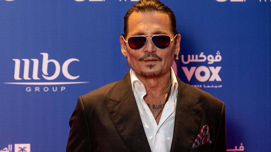 Johnny Depp, hier 2023 beim Red Sea Film Festival abgelichtet, stellt seinen neuen Film im ...