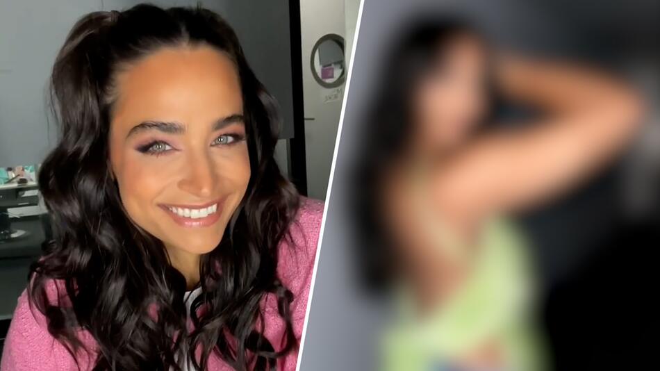 Richtig aufgeblüht…: Amira Pocher postet heiße Sommer-Selfies