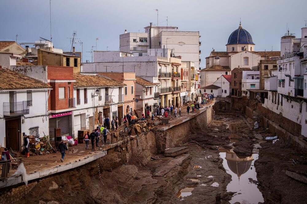 Nach den Überschwemmungen in Spanien