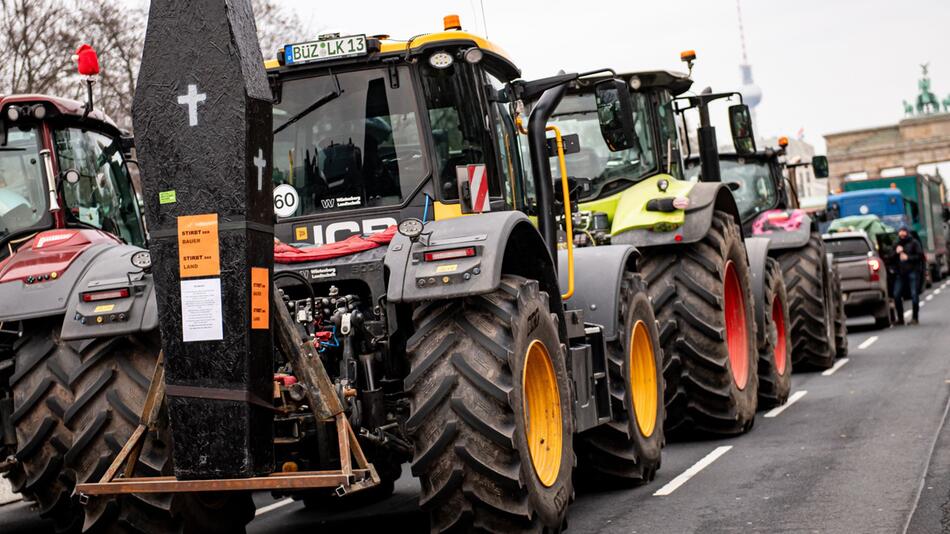 Protest der Landwirte - Berlin