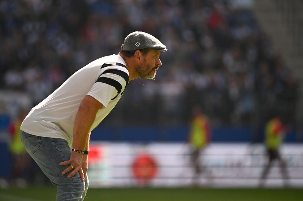 Trainer Steffen Baumgart vom Hamburger SV